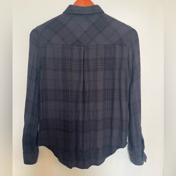 RAILS - Hunter Shirt - Shadow Black Plaid - XS - Picture 2 of 4